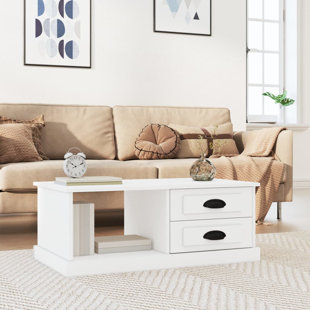 White stained on sale coffee table